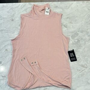 NWT pale pink Express thong body suit
